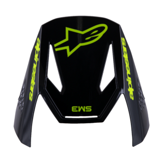 Alpinestars Kinder Helmklep S-M3 Radium - Grijs / Zwart / Fluo Geel