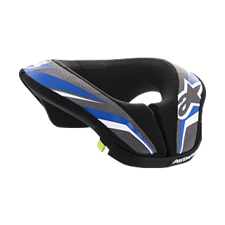 Alpinestars Kinder Nekband Sequence - Zwart / Antraciet / Blauw