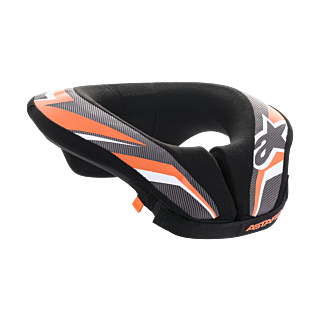 Alpinestars Kinder Nekband Sequence - Zwart / Antraciet / Oranje
