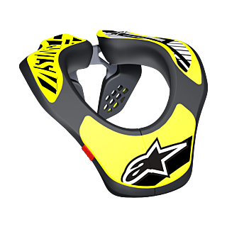 Alpinestars Kinder Nekbrace - Zwart / Geel Fluo
