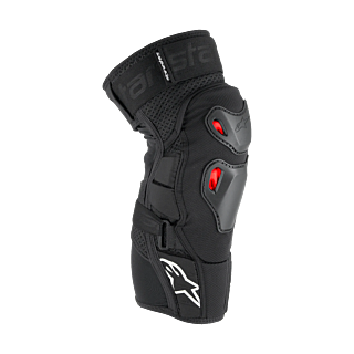 Alpinestars Kniebeschermers Bionic Pro Plasma - Zwart / Rood / Wit
