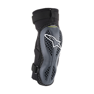 Alpinestars Kniebeschermers Sequence - Antraciet / Geel Fluo