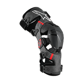 Alpinestars Kniebraces Supertech RK-10 Plasma - Zwart / Rood