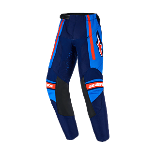 Alpinestars Mini Crossbroek 2026 Racer Nomur - Donker Navy / Oranje / Ucla / Blauw