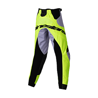 Alpinestars Mini Crossbroek Racer Veil - Grijs / Fluo Geel
