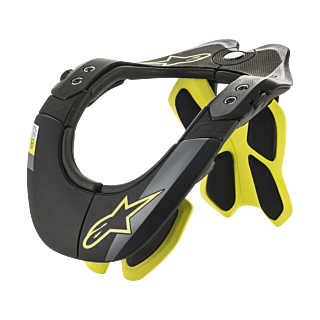 Alpinestars Nekbrace BNS Tech 2 - Zwart / Geel Fluo