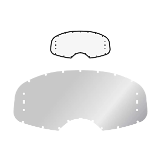 Armor Vision Lens Rip N Roll Platinum - Standaard Clear