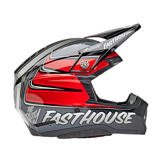 Bell Crosshelm Moto-10 Spherical Fasthouse DITD 25 - Grijs / Rood