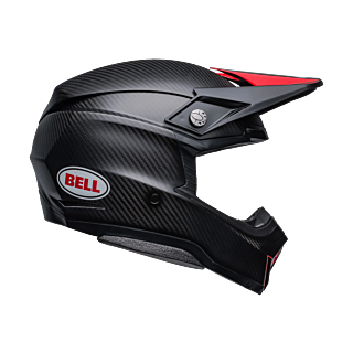 Bell Crosshelm Moto-10 Spherical Solid - Zwart / Rood