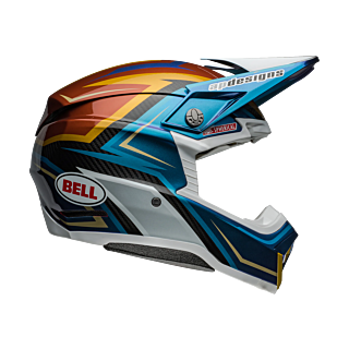 Bell Crosshelm Moto-10 Spherical Tomac 24 - Wit / Goud