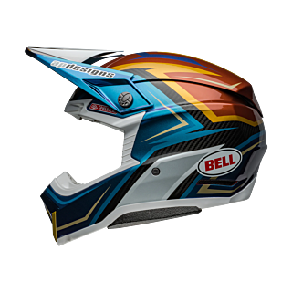 Bell Crosshelm Moto-10 Spherical Tomac 24 - Wit / Goud