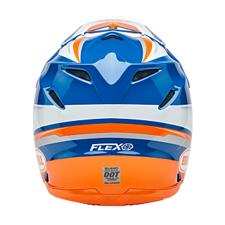 Bell Crosshelm Moto-9S Flex Merchant - Oranje / Blauw