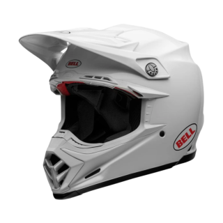 Bell Crosshelm Moto-9S Flex Solid - Glans Wit
