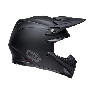 Bell Crosshelm Moto-9S Flex Solid - Mat Zwart