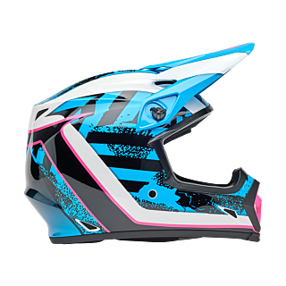 Bell Crosshelm MX-9 Breakdance - Blauw / Roze
