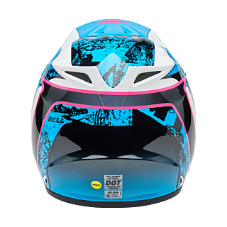 Bell Crosshelm MX-9 Breakdance - Blauw / Roze