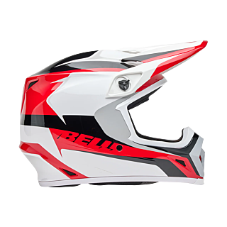 Bell Crosshelm MX-9 Rift - Rood / Wit