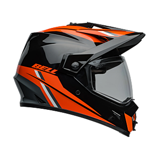 Bell Helm MX-9 Adventure Alpine - Zwart / Oranje