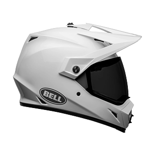 Bell Helm MX-9 Adventure Solid - Glans Wit