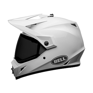 Bell Helm MX-9 Adventure Solid - Glans Wit