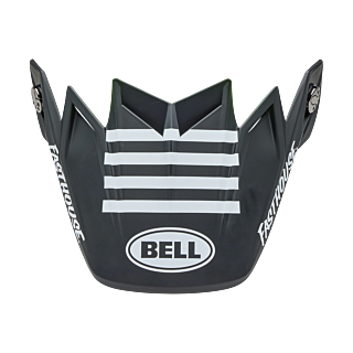 Bell Helmklep Moto-9S Flex Fasthouse Smoke Bomb - Zwart / High-vis
