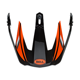 Bell Helmklep MX-9 Adventure Alpine - Zwart / Oranje