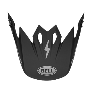 Bell Helmklep MX-9 Fasthouse - Mat Zwart / Grijs
