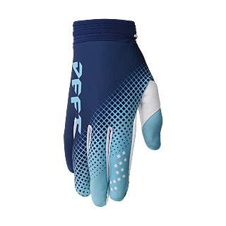 Deft Family Crosshandschoenen CATALYST Checker - Blauw