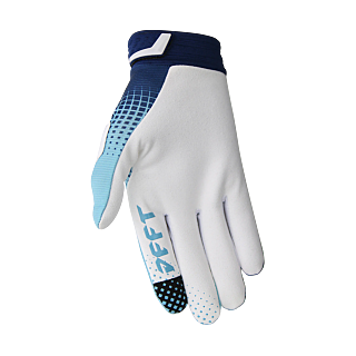 Deft Family Crosshandschoenen CATALYST Checker - Blauw