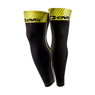 EVS Kniebrace Sleeves - Zwart / Hi-Viz