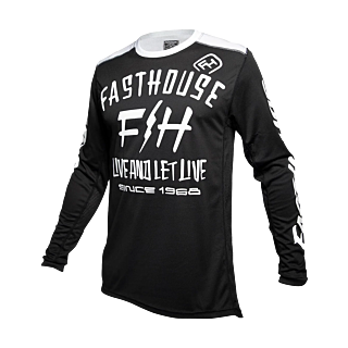 Fasthouse Cross Shirt Dickson - Zwart