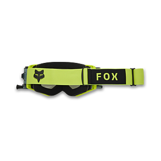 Fox Crossbril Roll-Off Airspace II - Fluo Geel - Clear Lens