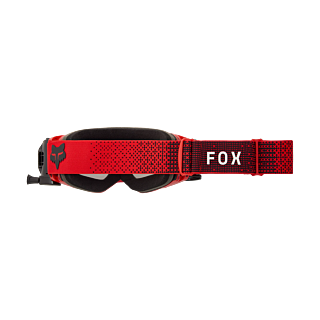 Fox Crossbril Roll-Off Vue - Fluo Rood - Clear Lens