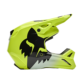Fox Crosshelm V1 Shield - Fluo Geel