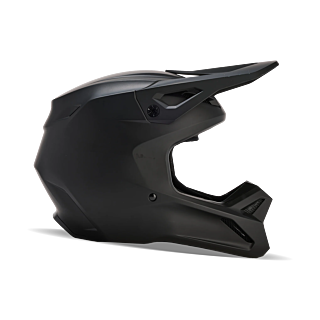 Fox Crosshelm V1 Solid - Mat Zwart