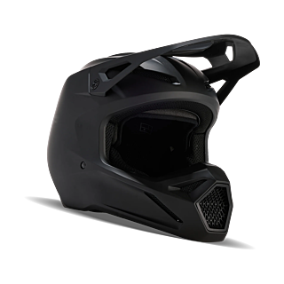 Fox Crosshelm V1 Solid - Mat Zwart