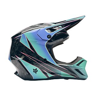 Fox Crosshelm V3 RS Canvas - Aqua