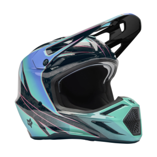 Fox Crosshelm V3 RS Canvas - Aqua