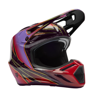 Fox Crosshelm V3 RS Canvas - Rood