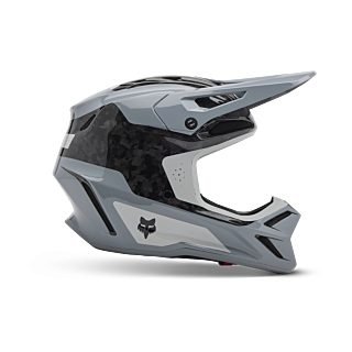 Fox Crosshelm V3 RS Infinite - Cool Grijs