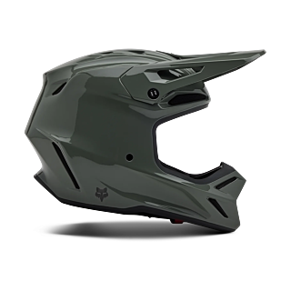 Fox Crosshelm V3 RS Solid - Donker Stone