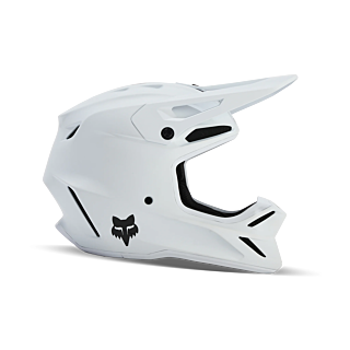Fox Crosshelm V3 Solid - Mat Wit