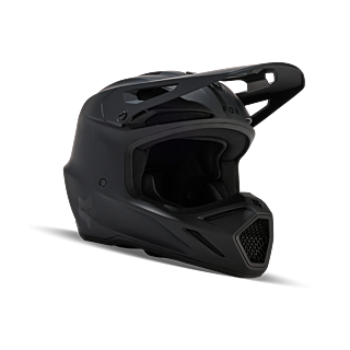 Fox Crosshelm V3 Solid - Mat Zwart