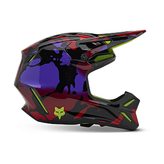 Fox Crosshelm V3 Throttle - Fluo Geel