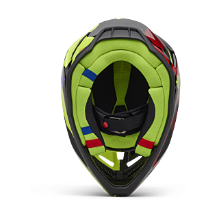 Fox Crosshelm V3 Throttle - Fluo Geel