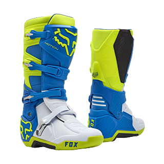 Fox Crosslaarzen Motion - Blauw / Geel