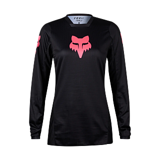 Fox Dames Cross Shirt 2026 180 Blackout - Zwart