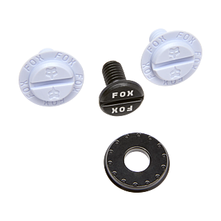 Fox Helmklep Schroeven V3 - Wit - Set
