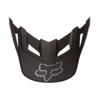 Fox Helmklep V1 Matte - Mat Zwart