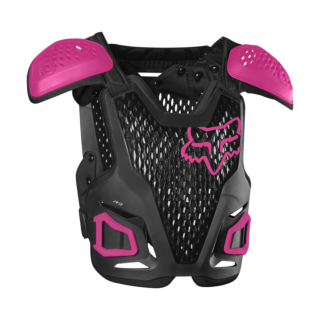 Fox Kinder Bodyprotector R3 - Zwart / Roze